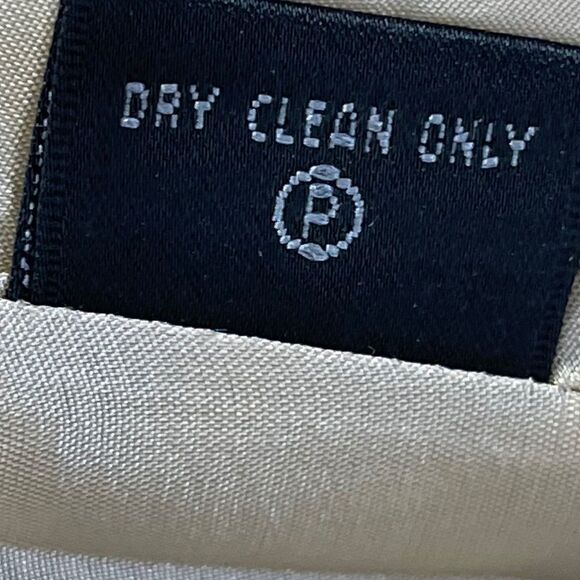 Lafayette 148 Heather Neutrals Brown Linen/Silk Striped A-Line Skirt Sz 10 - Picture 4 of 6